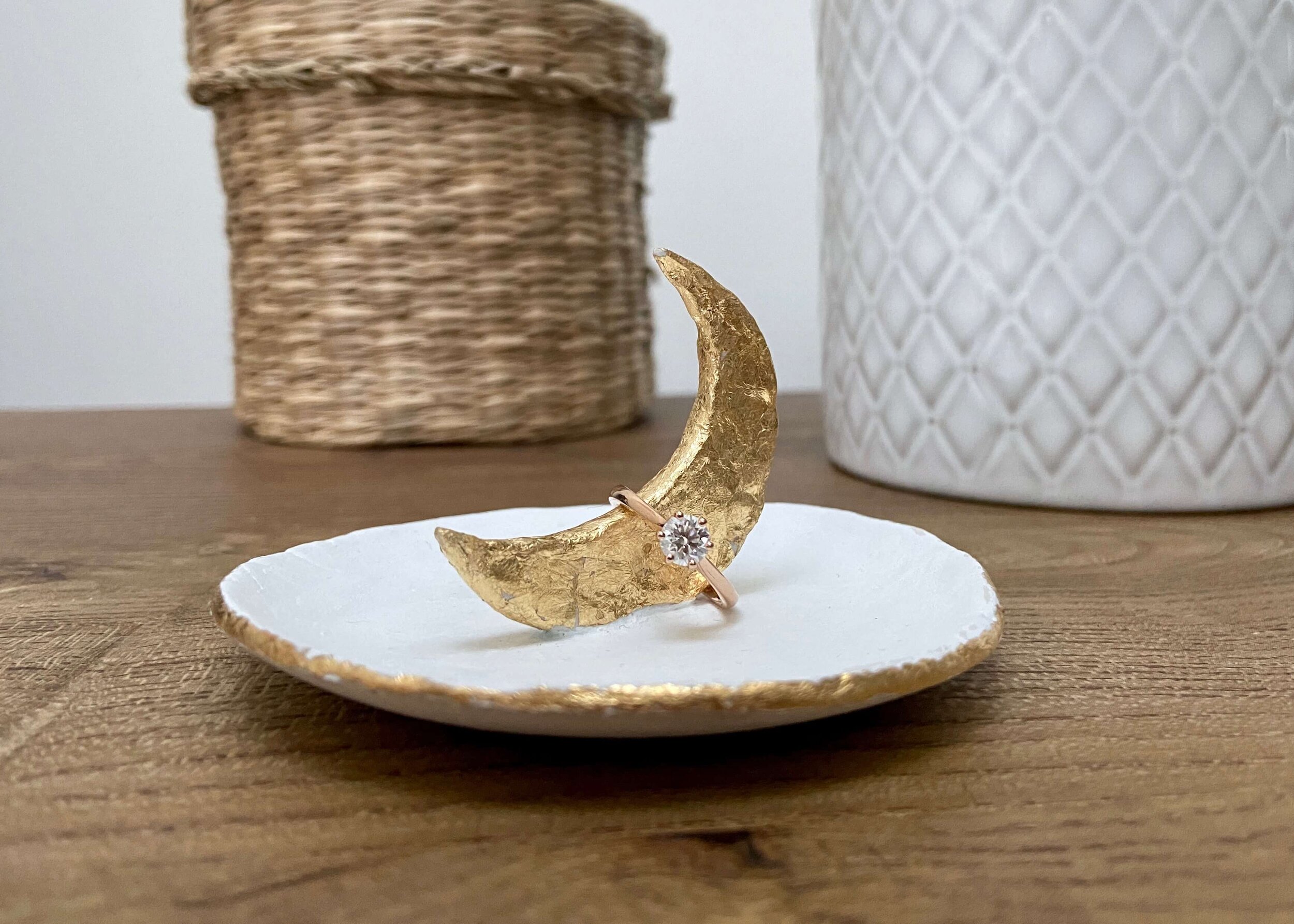 Moon cheap ring dish